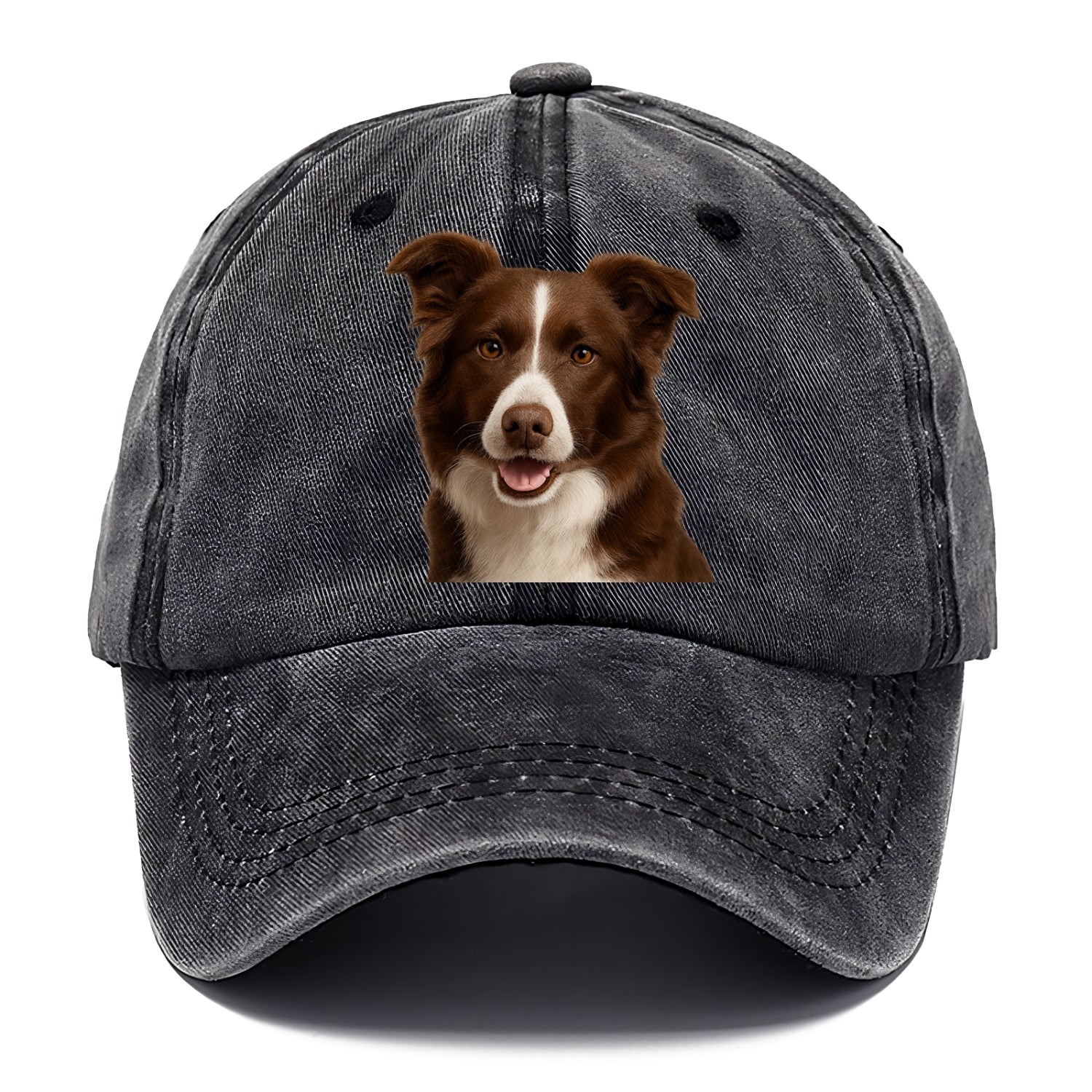 chocolate border collie: sweet & smart devotion Hat