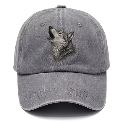 wolf howling Hat