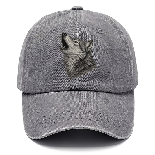 wolf howling Hat