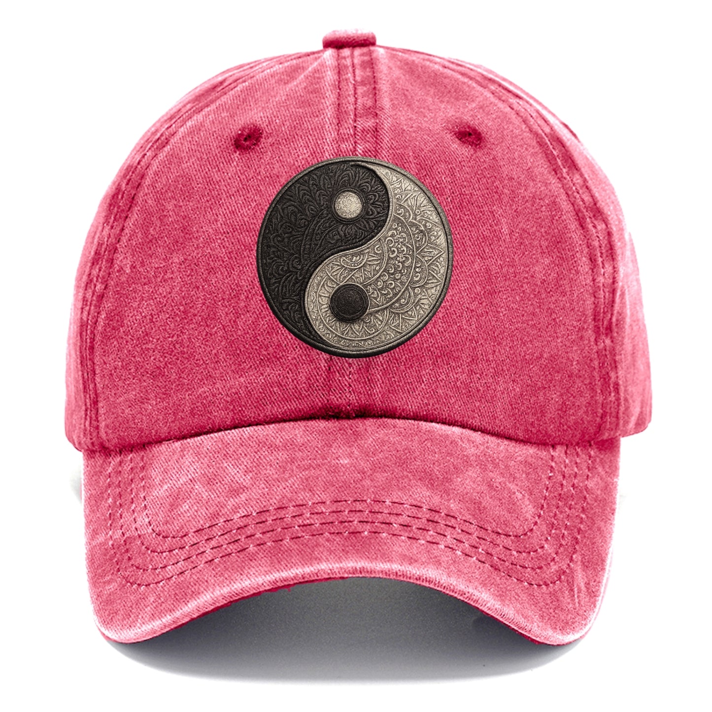 mandala yin yang pattern Hat