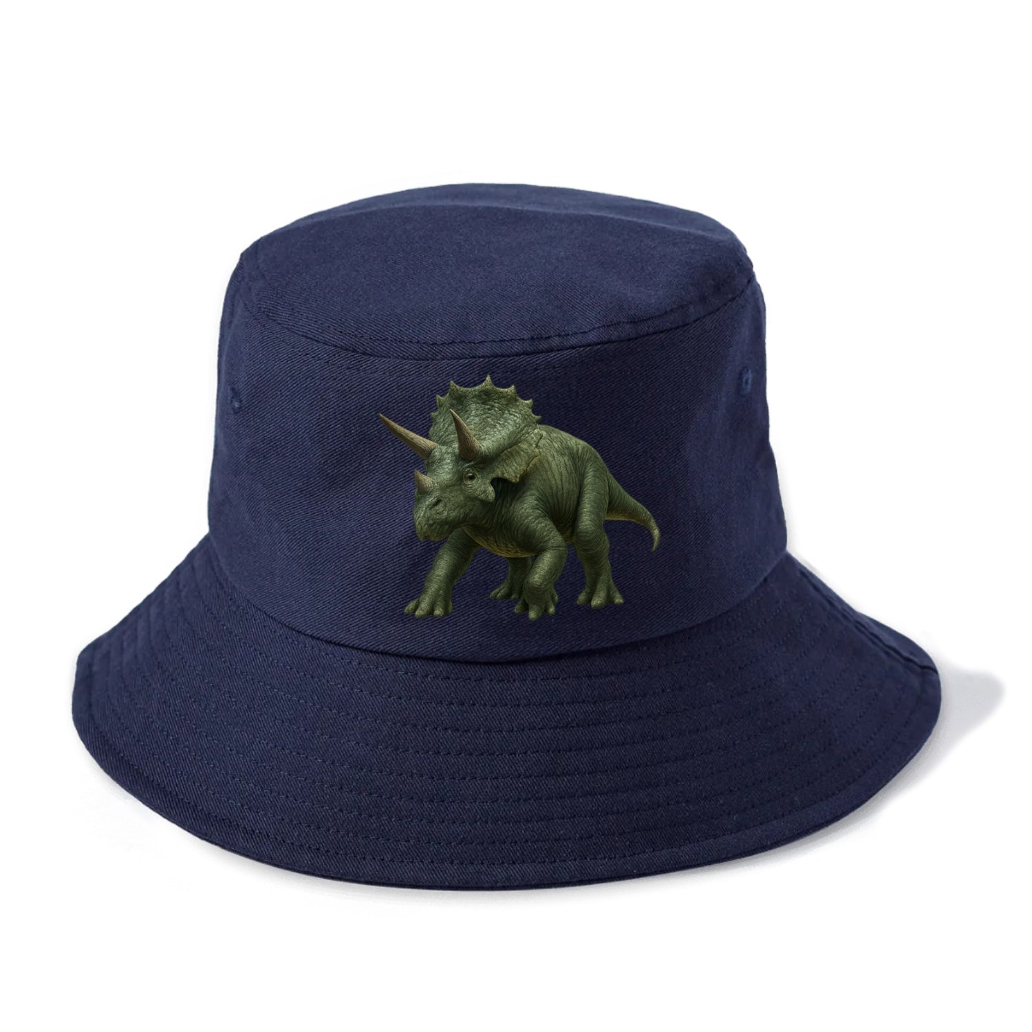 detailed triceratops in verdant light Hat