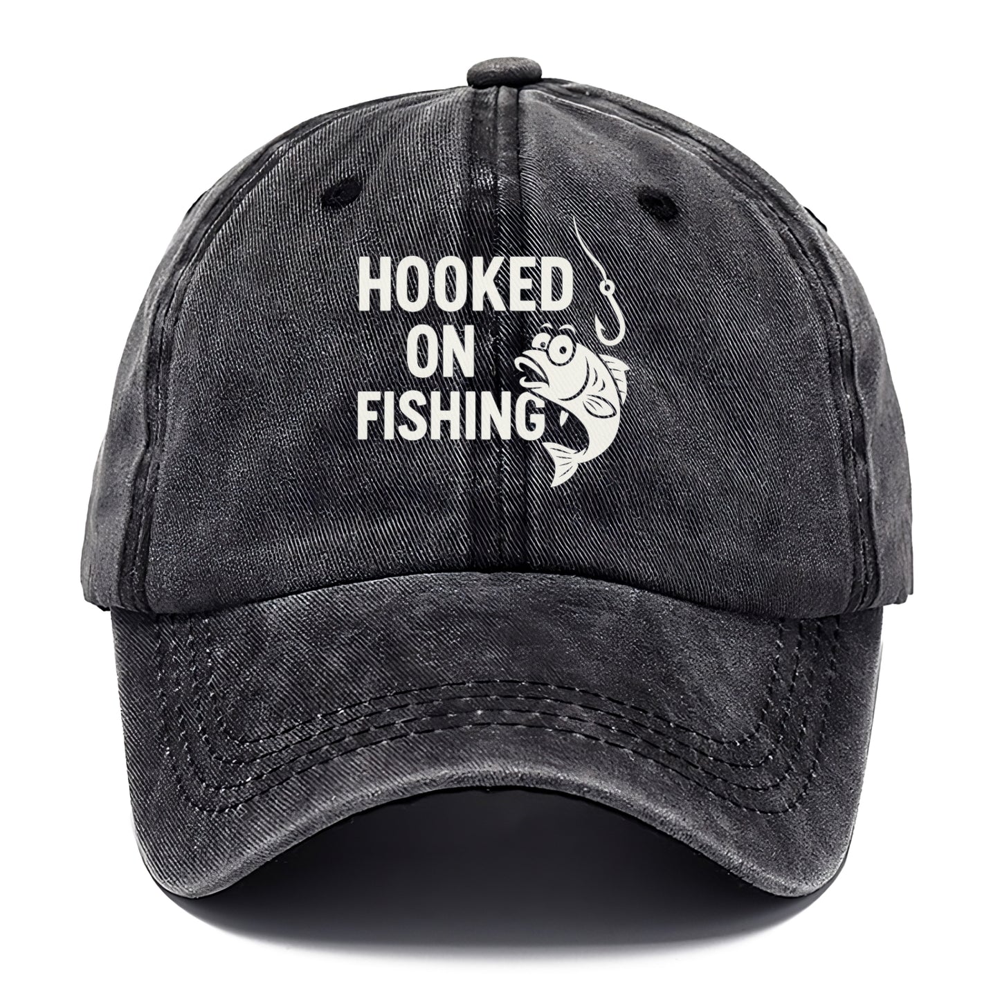 hooked on fishing Hat