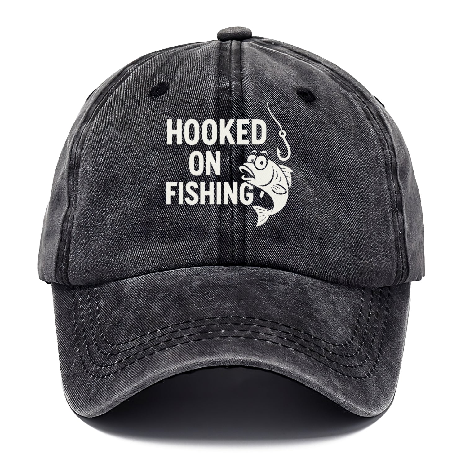 hooked on fishing Hat