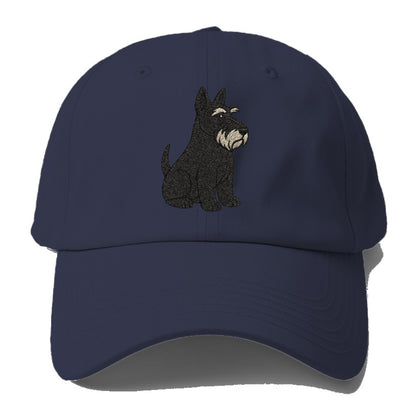 Scottish Terrier Black Sitting Pose Hat
