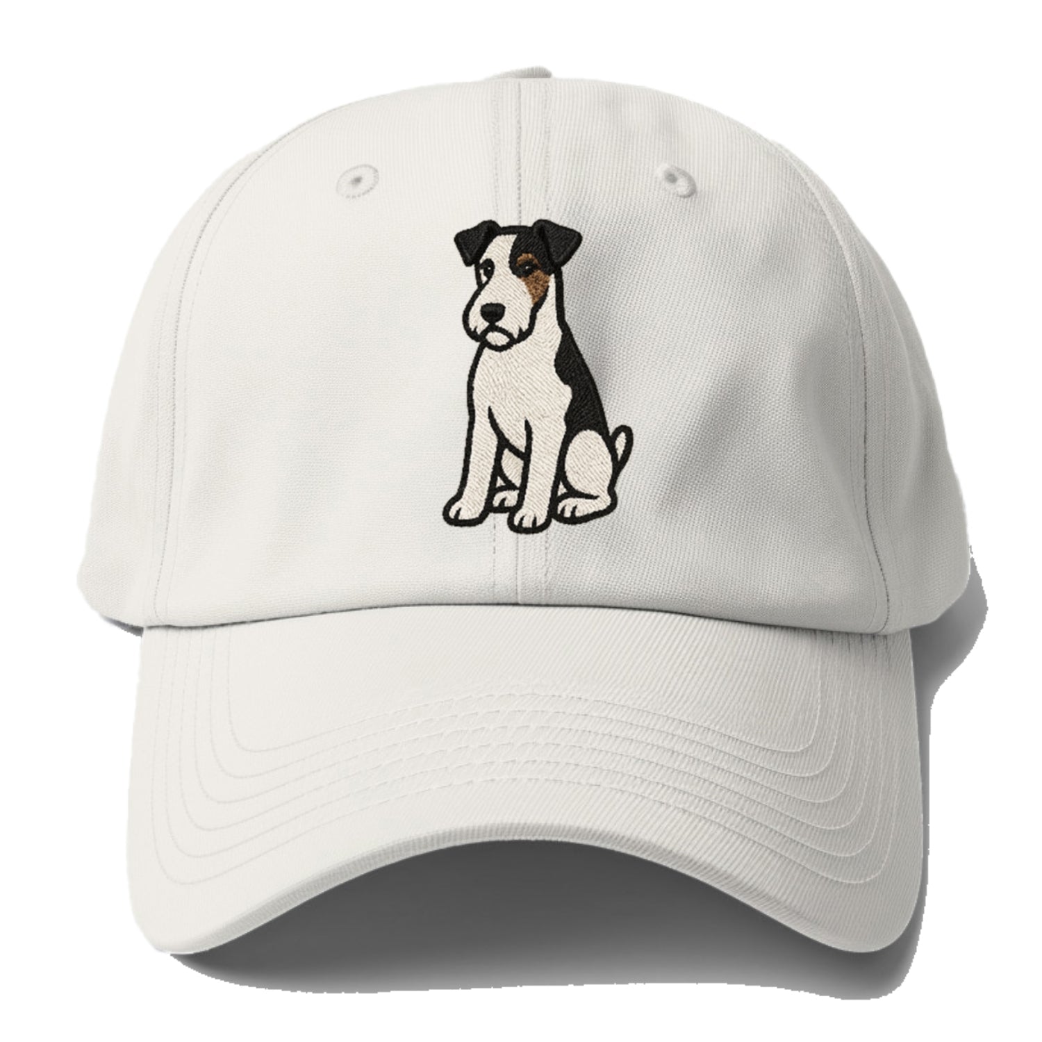 wire-fox-terrier-white-black-markings-spirited-charm Hat
