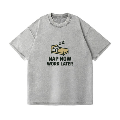 nap now work later Hat