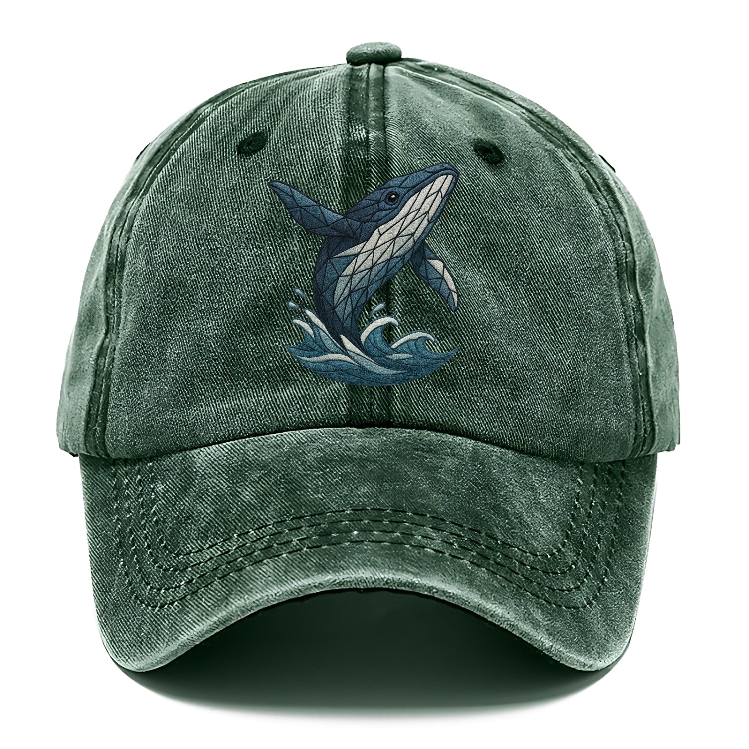 whale ocean waves Hat