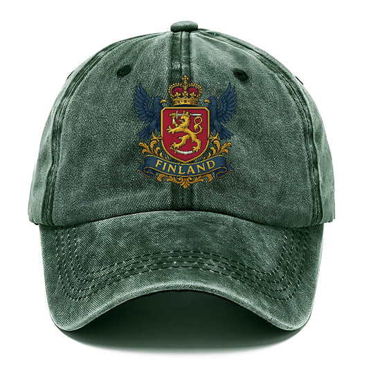 finland lion logo Hat