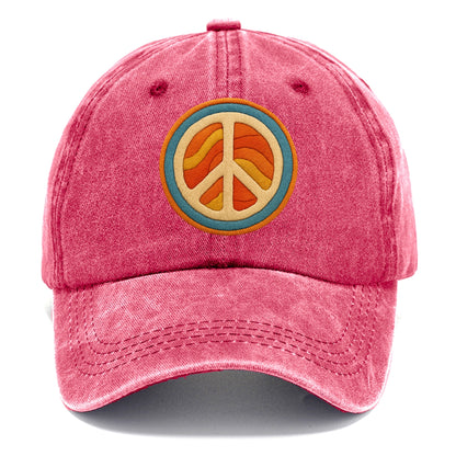 retro peace and harmony Hat