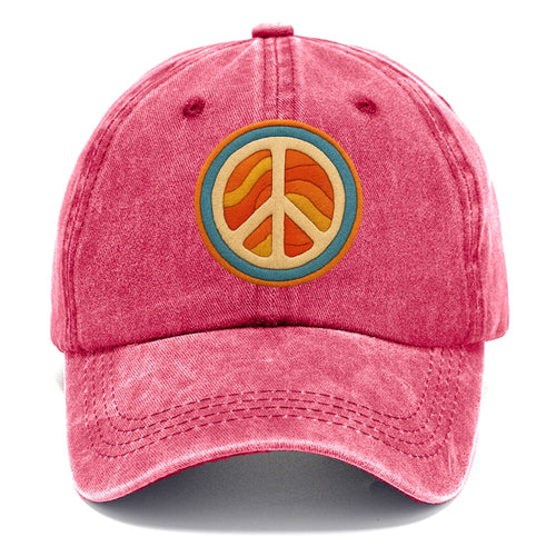 Retro Peace And Harmony Classic Cap