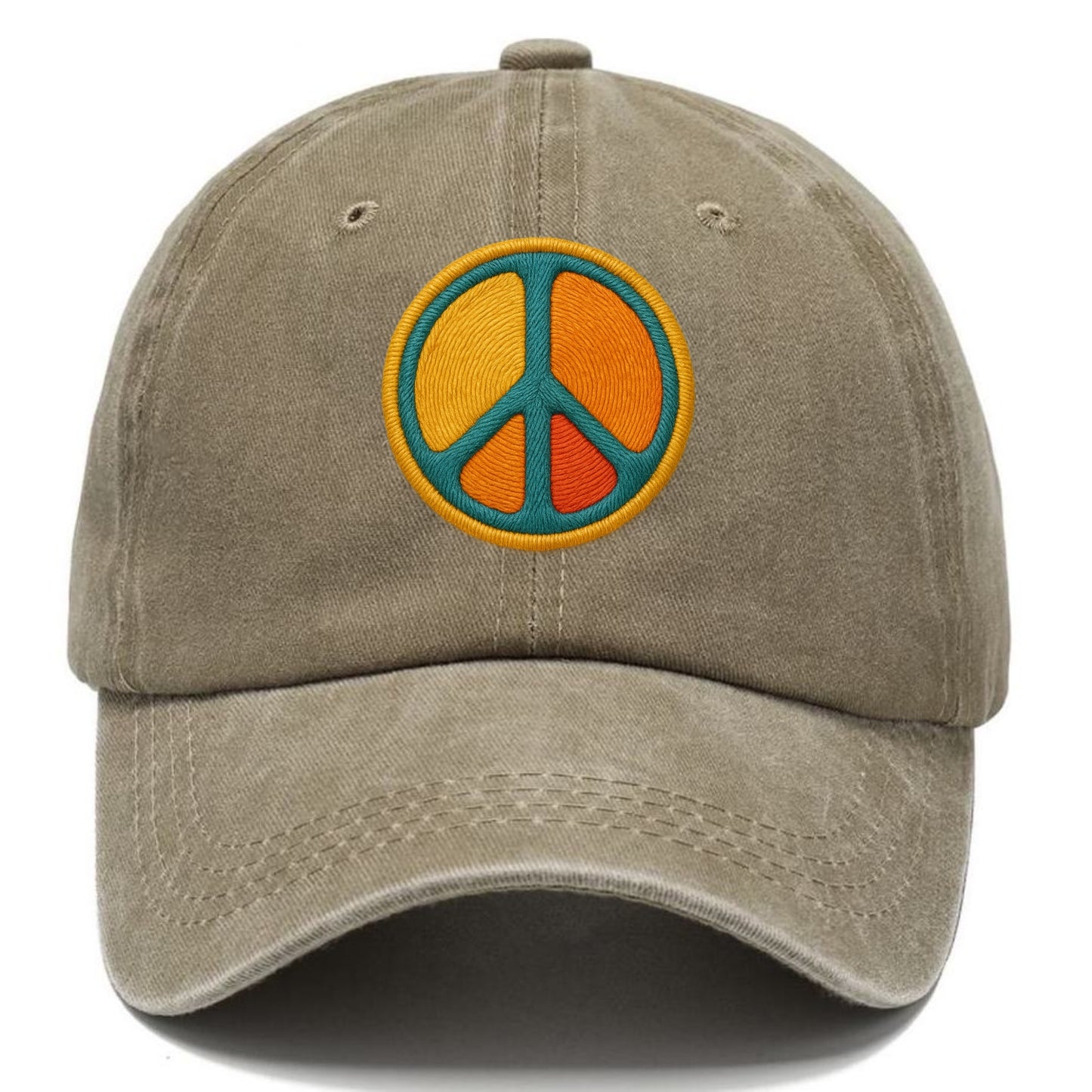 golden peace embroidered Hat