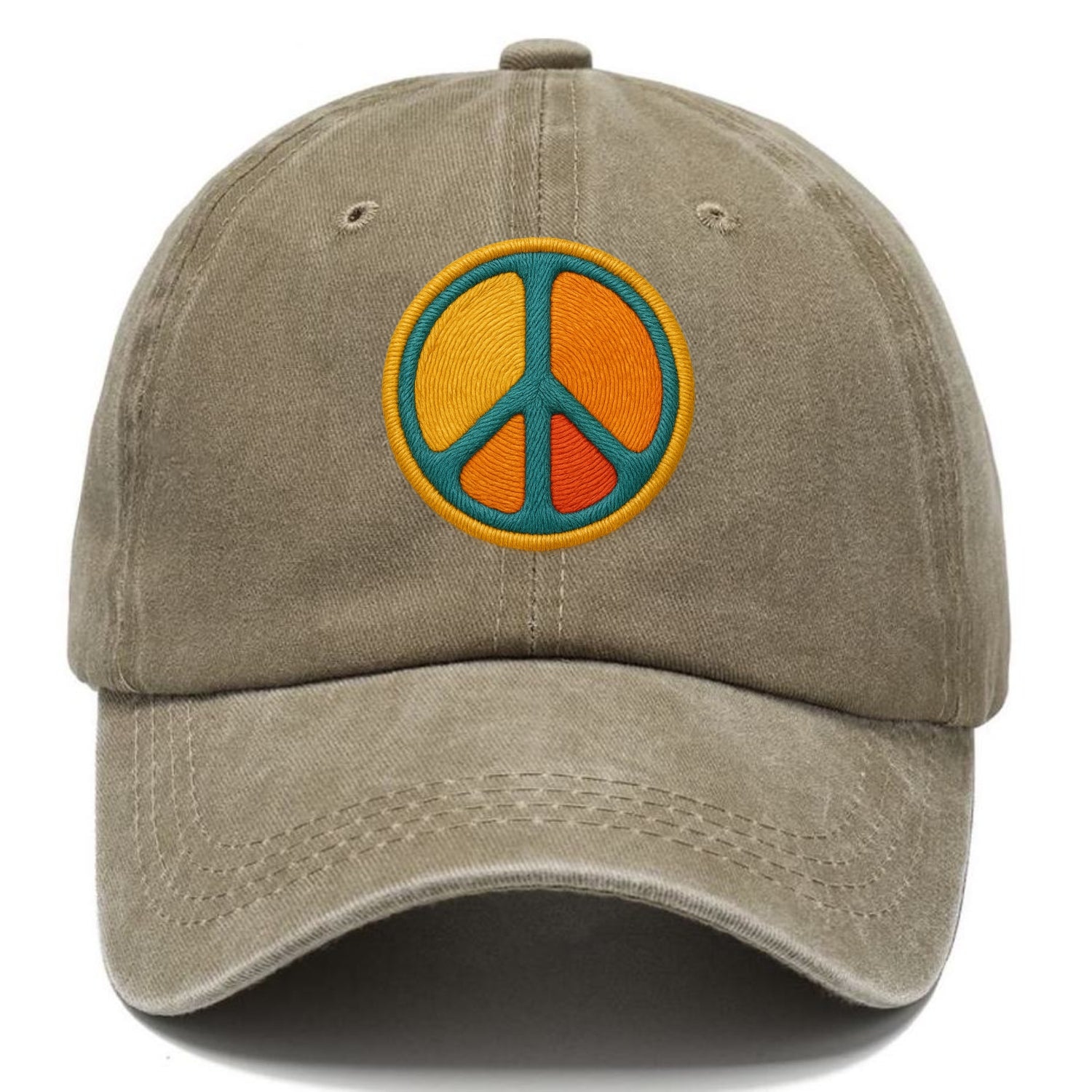 golden peace embroidered Hat