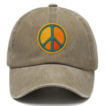golden peace embroidered Hat