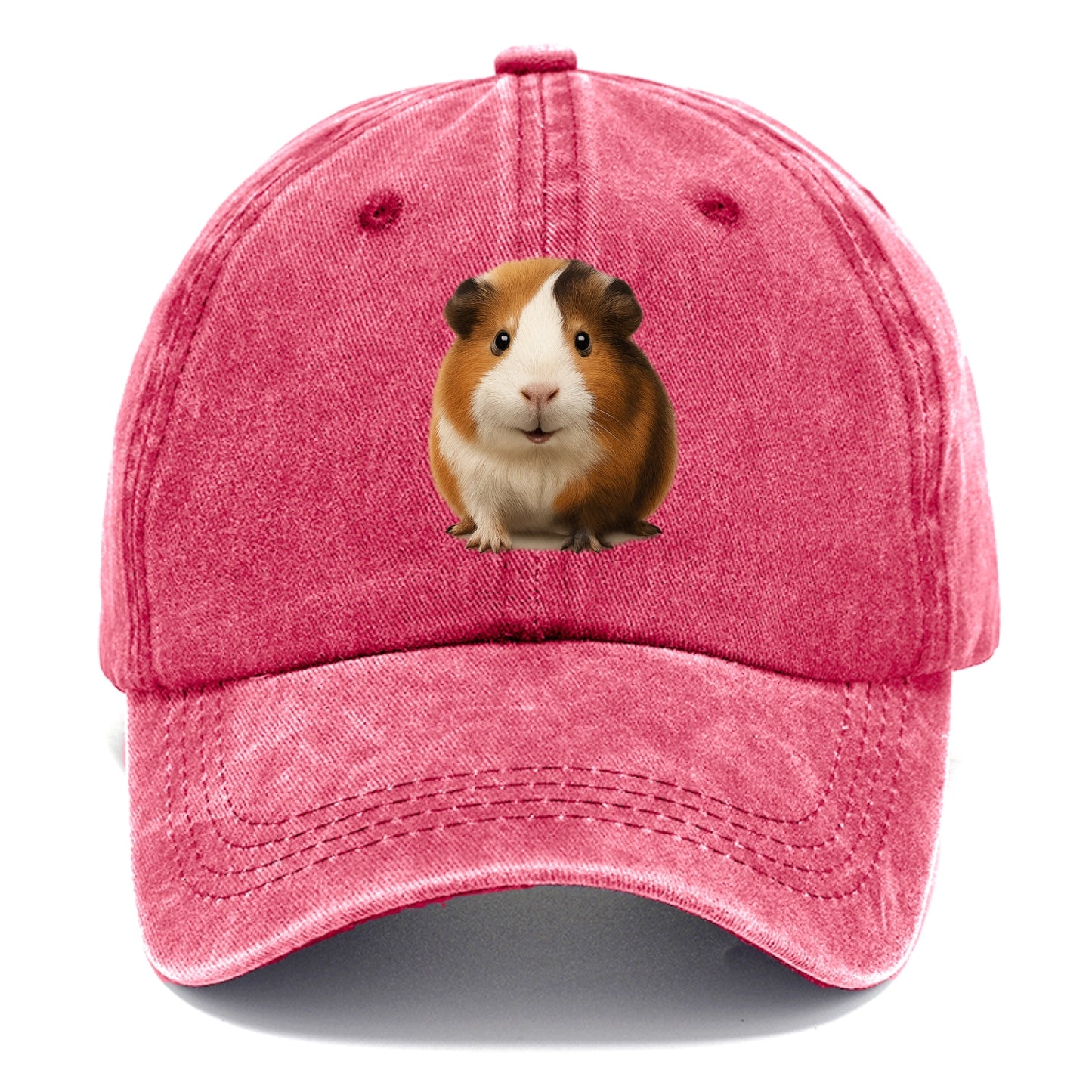 adorable guinea pig portrait design Hat