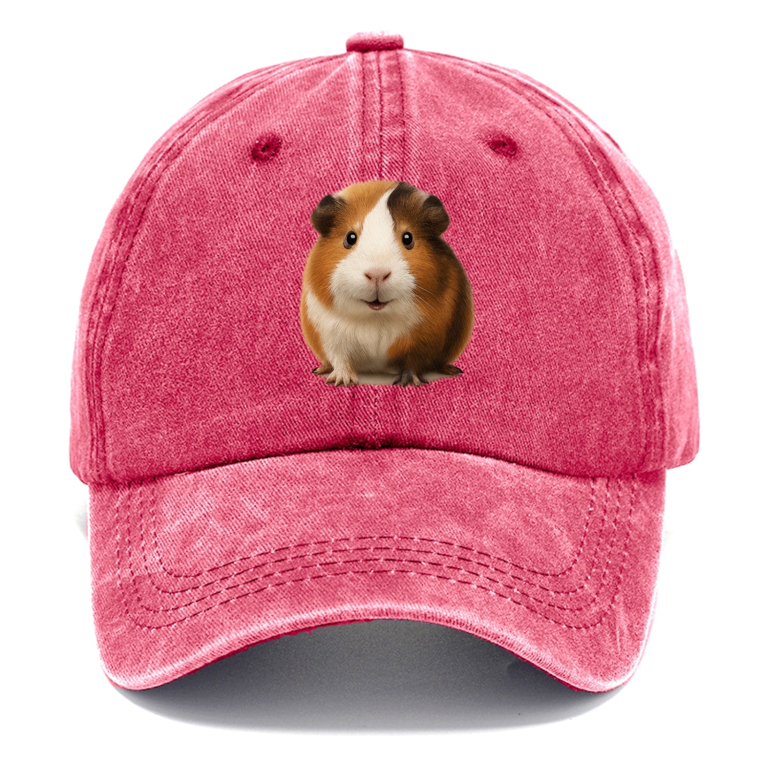 adorable guinea pig portrait design Hat