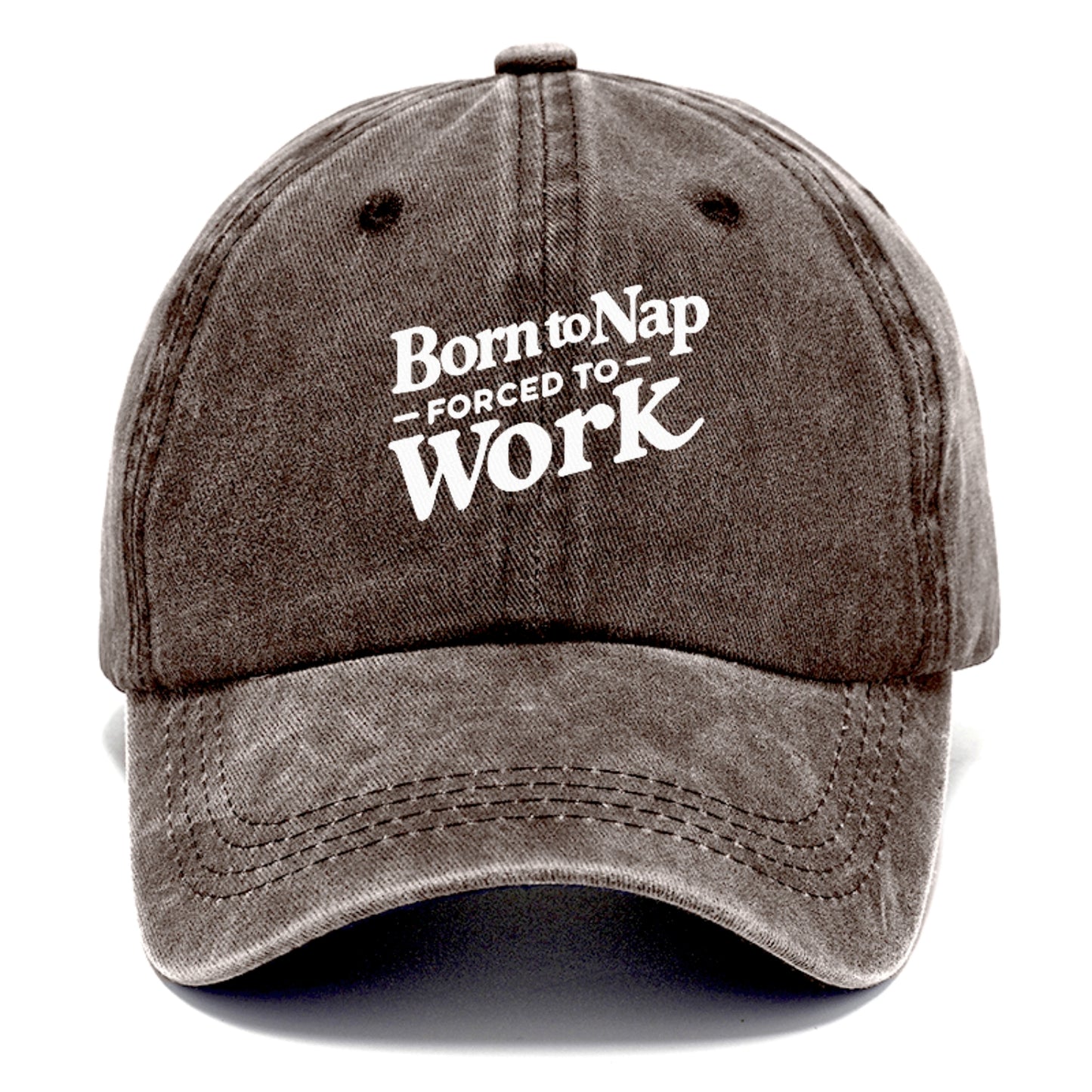 born to nap forced to work Hat