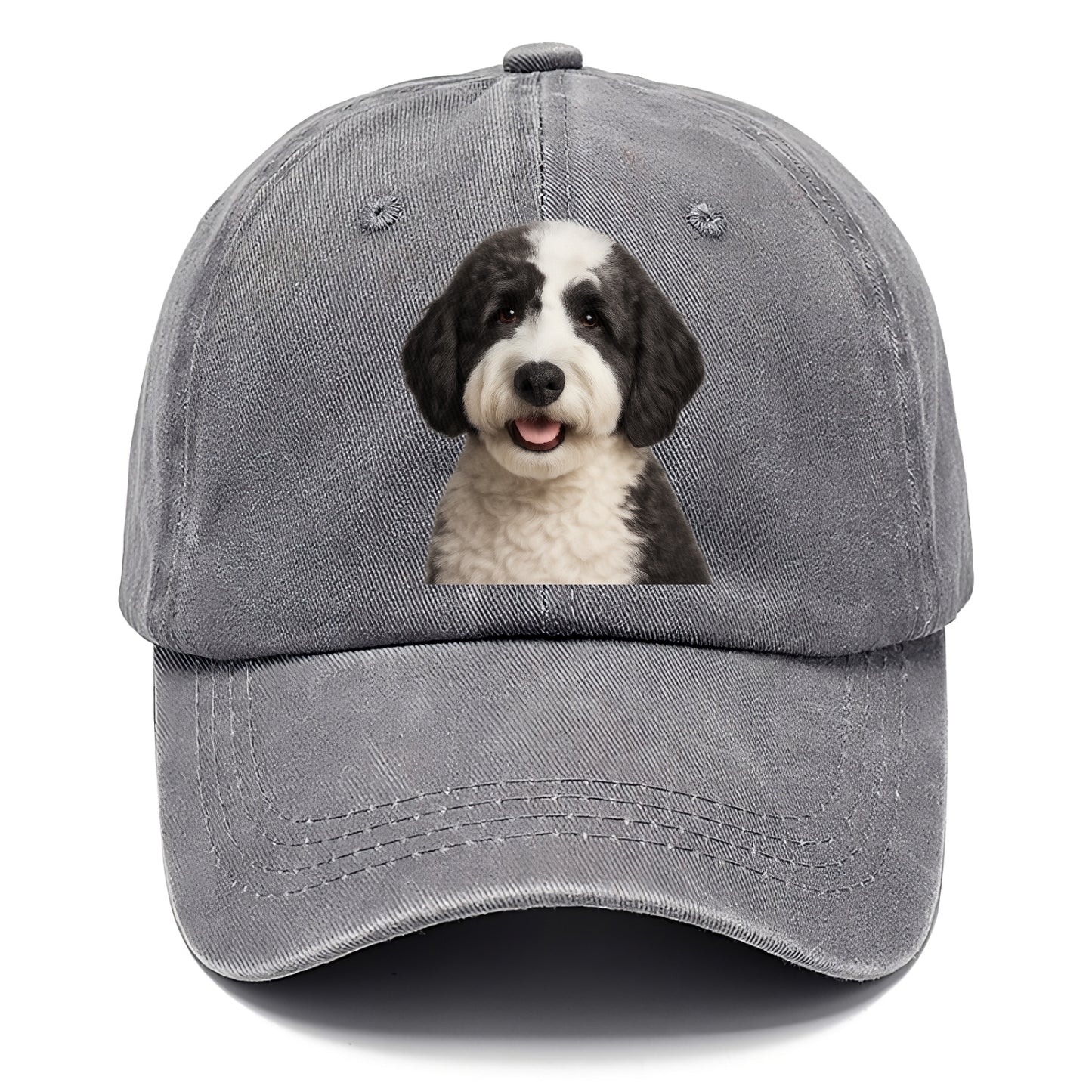 sheepadoodle portrait design Hat