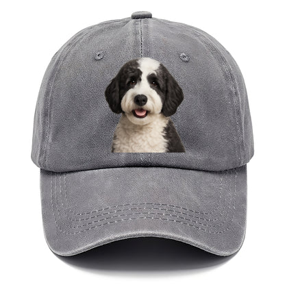 sheepadoodle portrait design Hat