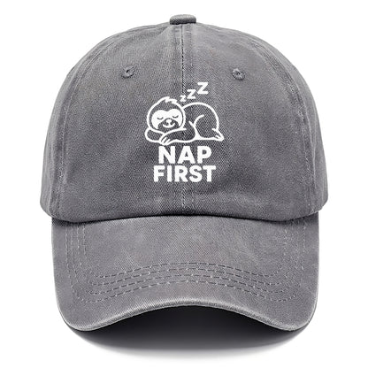 sloth nap first Hat
