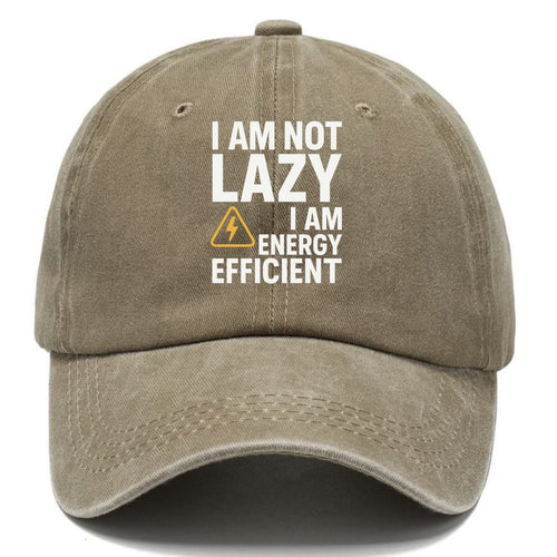 Not Lazy Energy Efficient Classic Cap