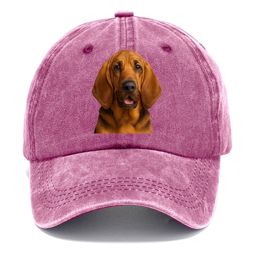 Bloodhound Portrait Design Classic Cap