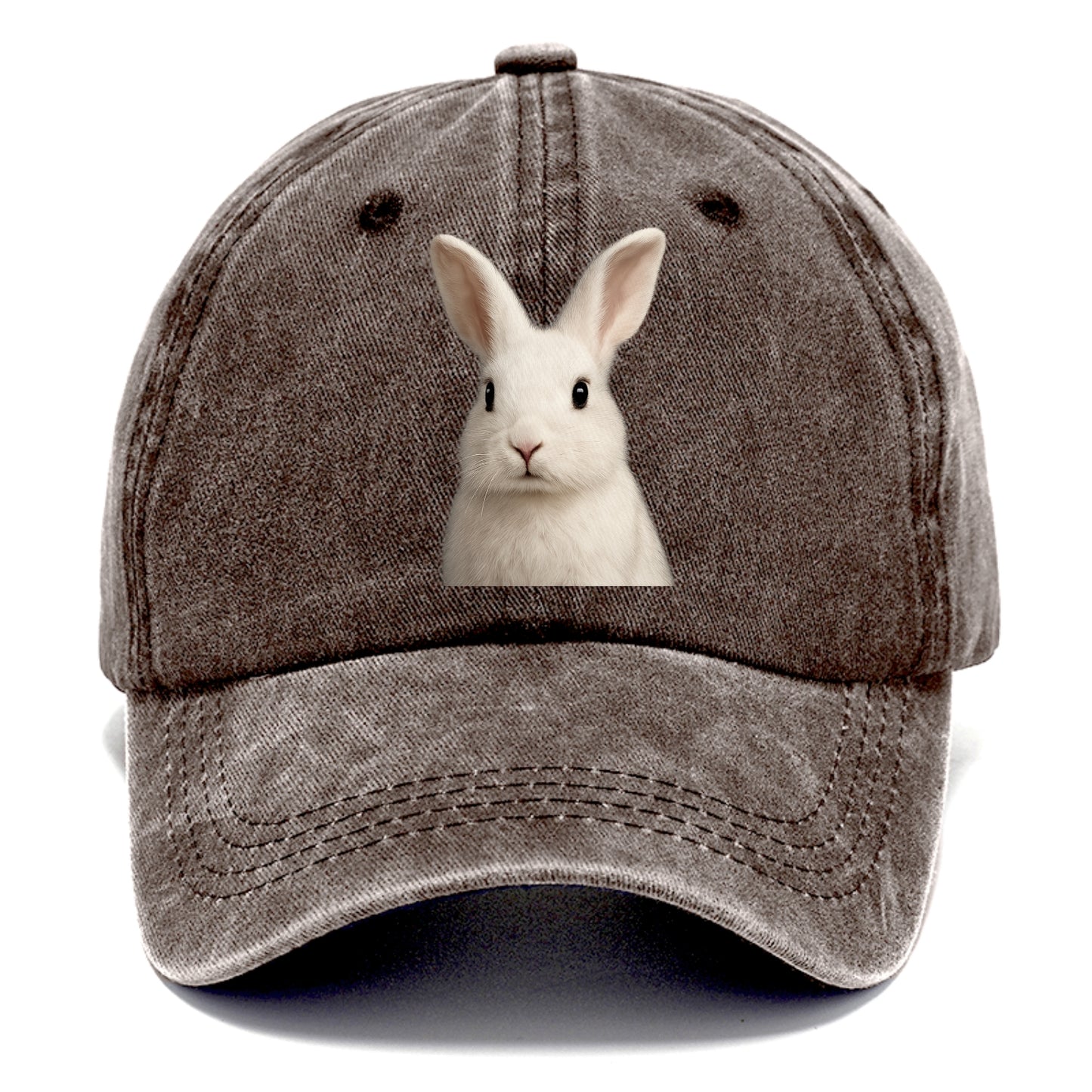rabbit portrait design Hat