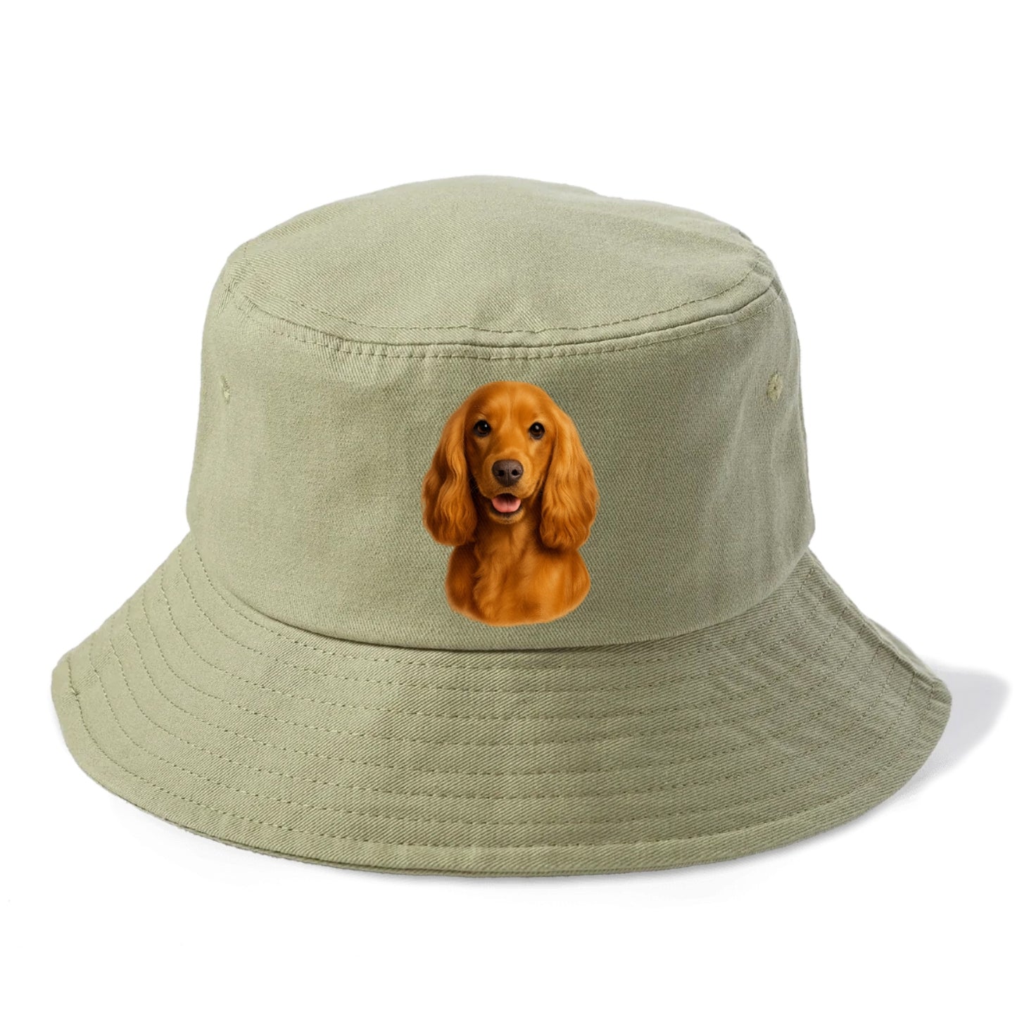 cocker spaniel portrait design Hat