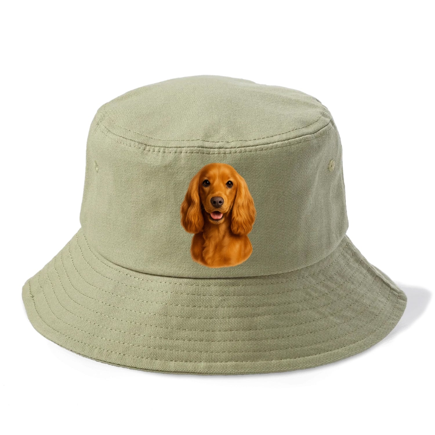 cocker spaniel portrait design Hat