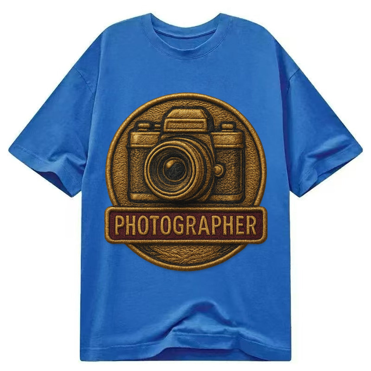 Blue — front view
