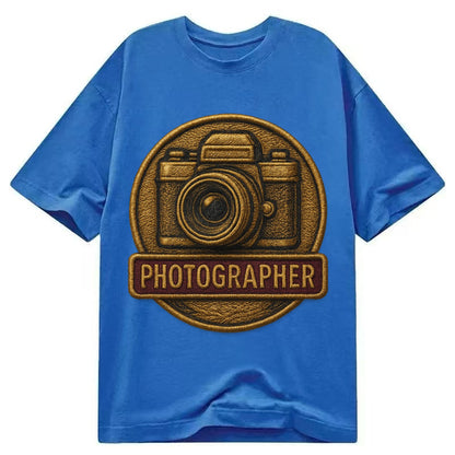 Blue — front view