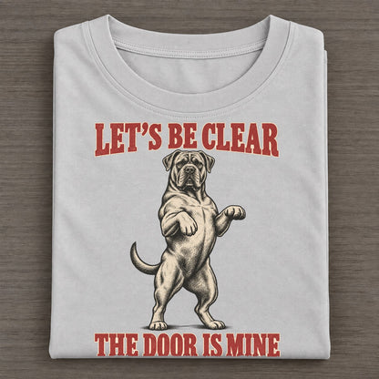 Cane Corso Dog Declarations Classic T-shirt – Grey
