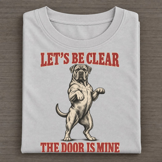 Cane Corso Dog Declarations Classic T-shirt – Grey