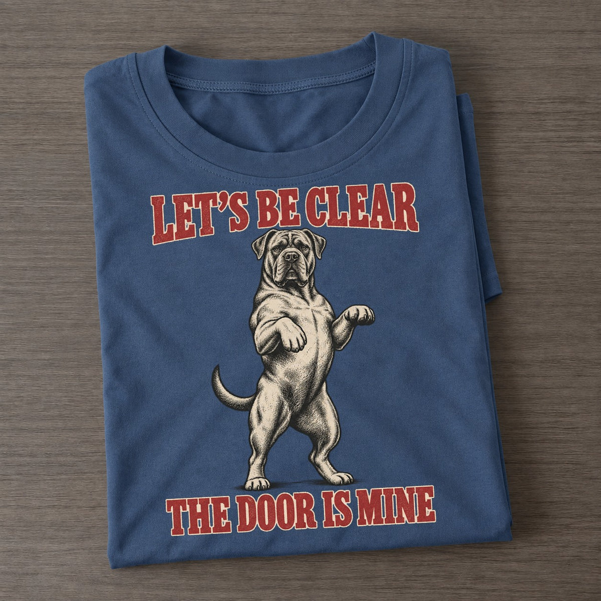 Cane Corso Dog Declarations Classic T-shirt – Twilight Navy