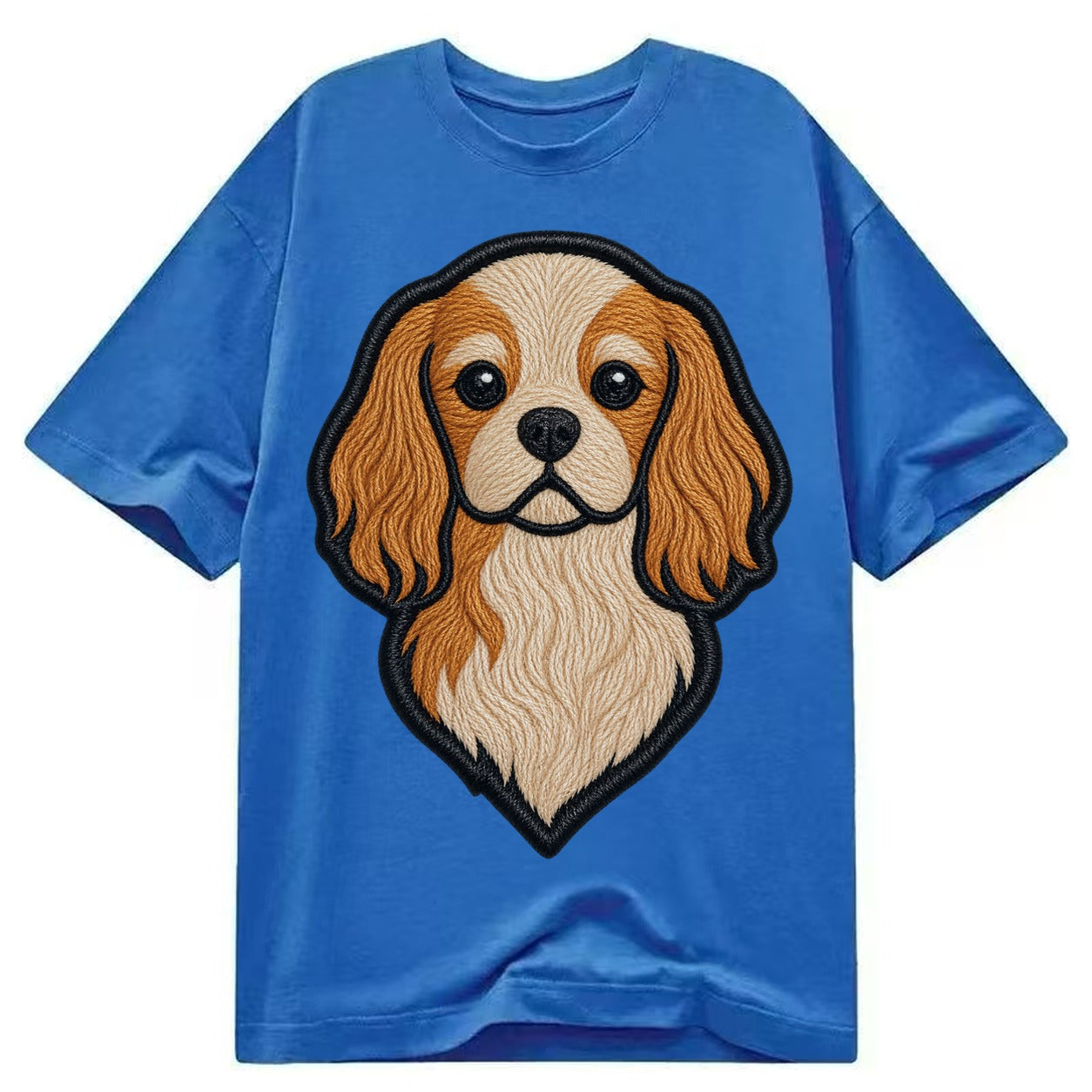 Cavalier King Charles Spaniel - Modern g - Classic T-shirt – Blue