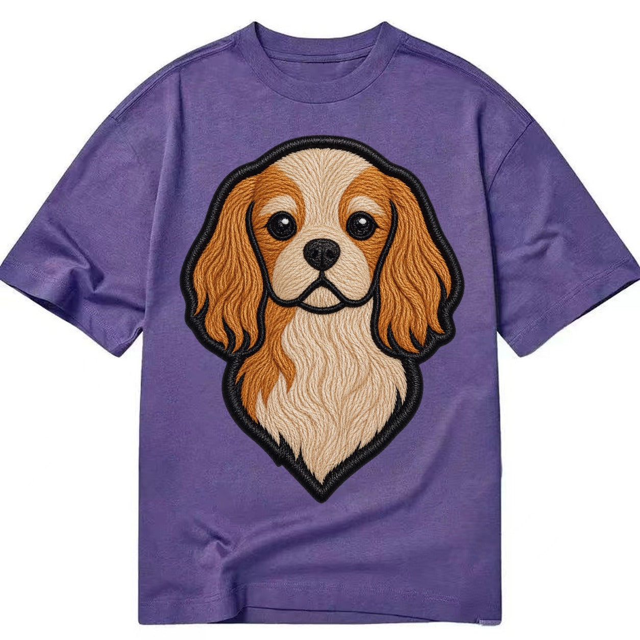 Cavalier King Charles Spaniel - Modern g - Classic T-shirt – Purple
