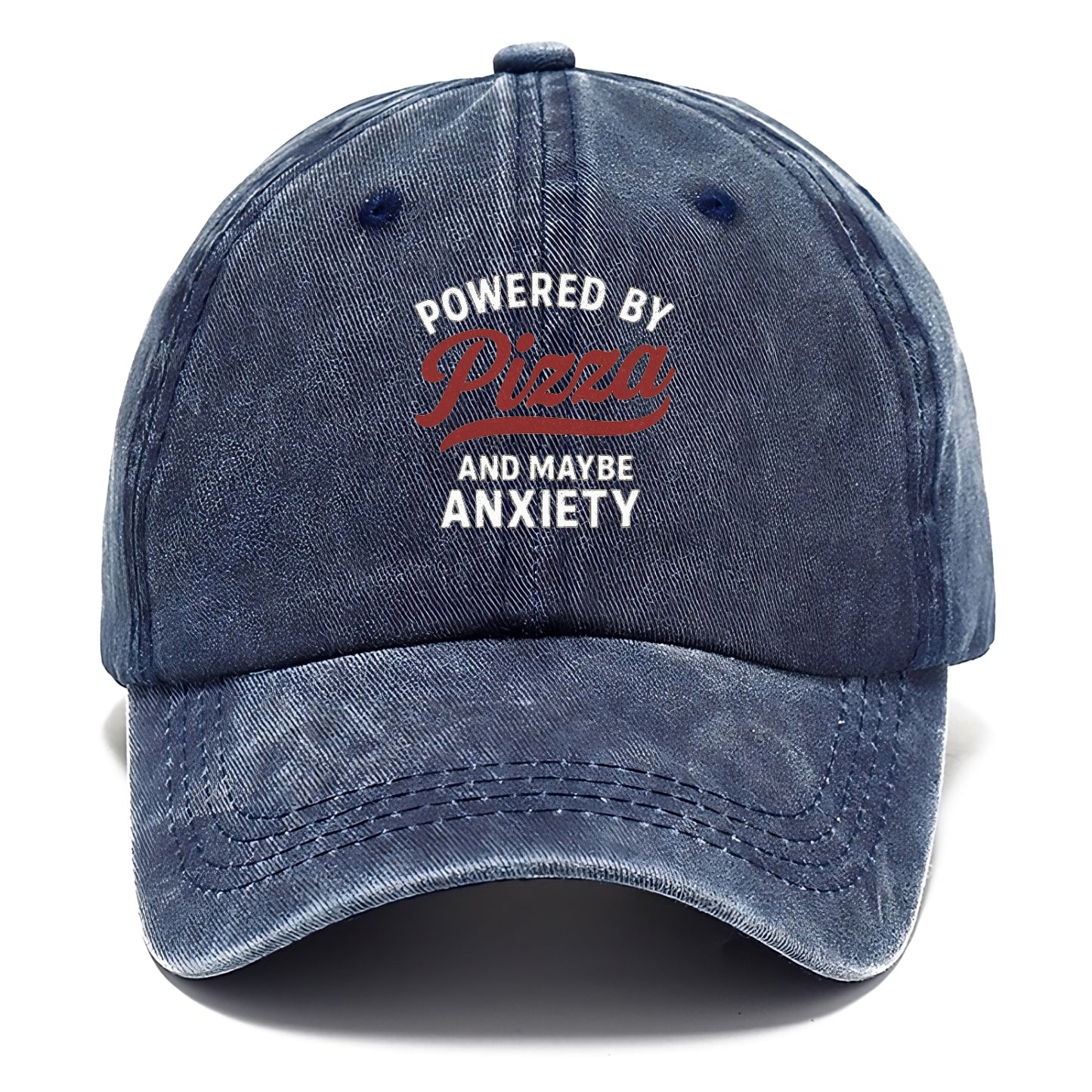 pizza powered anxious appetite Hat