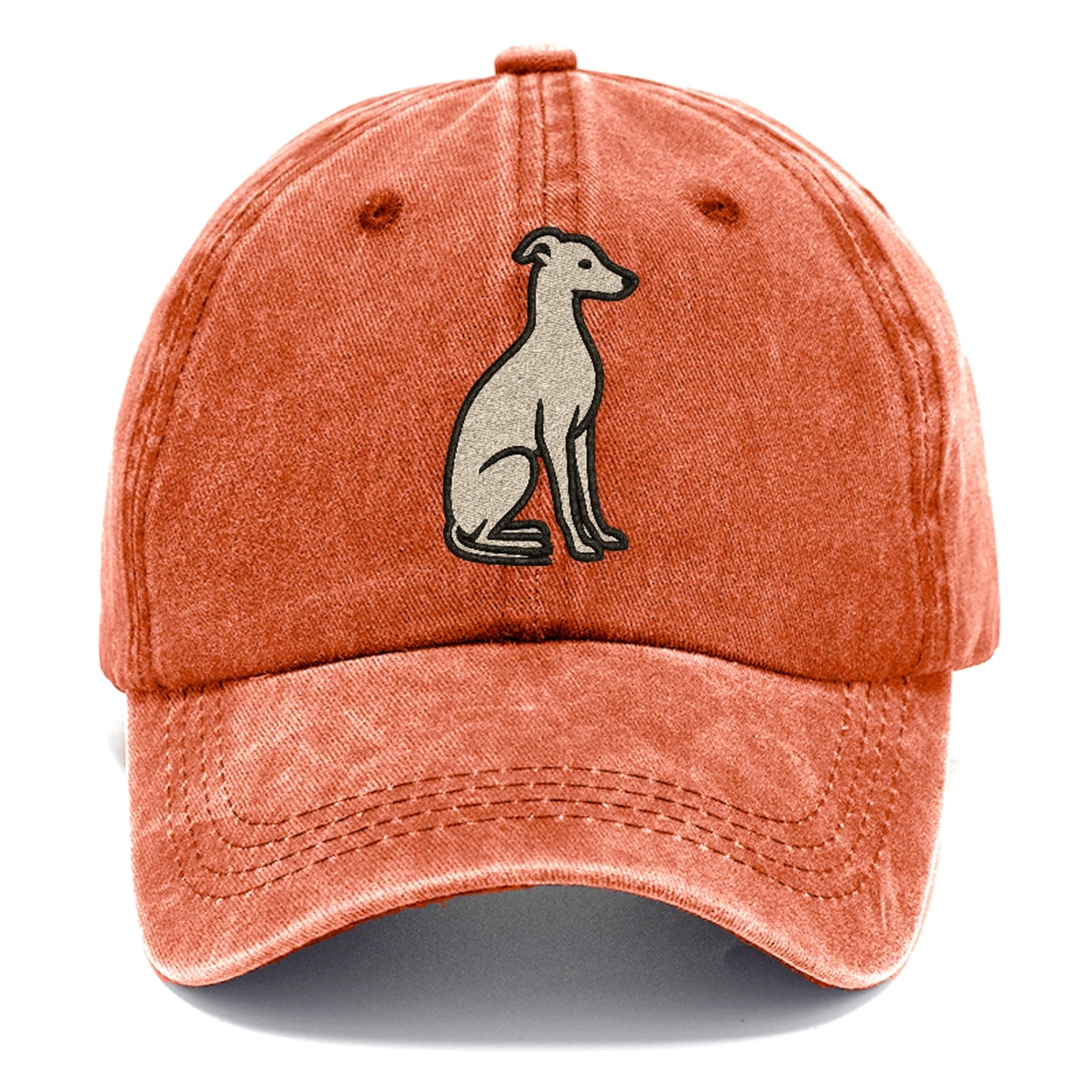 Italian Greyhound Gray Sitting Pose Hat