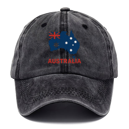 Australian Flag Map Hat
