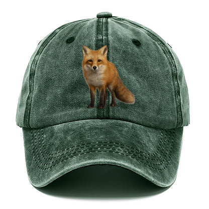 portrait of a red fox Hat