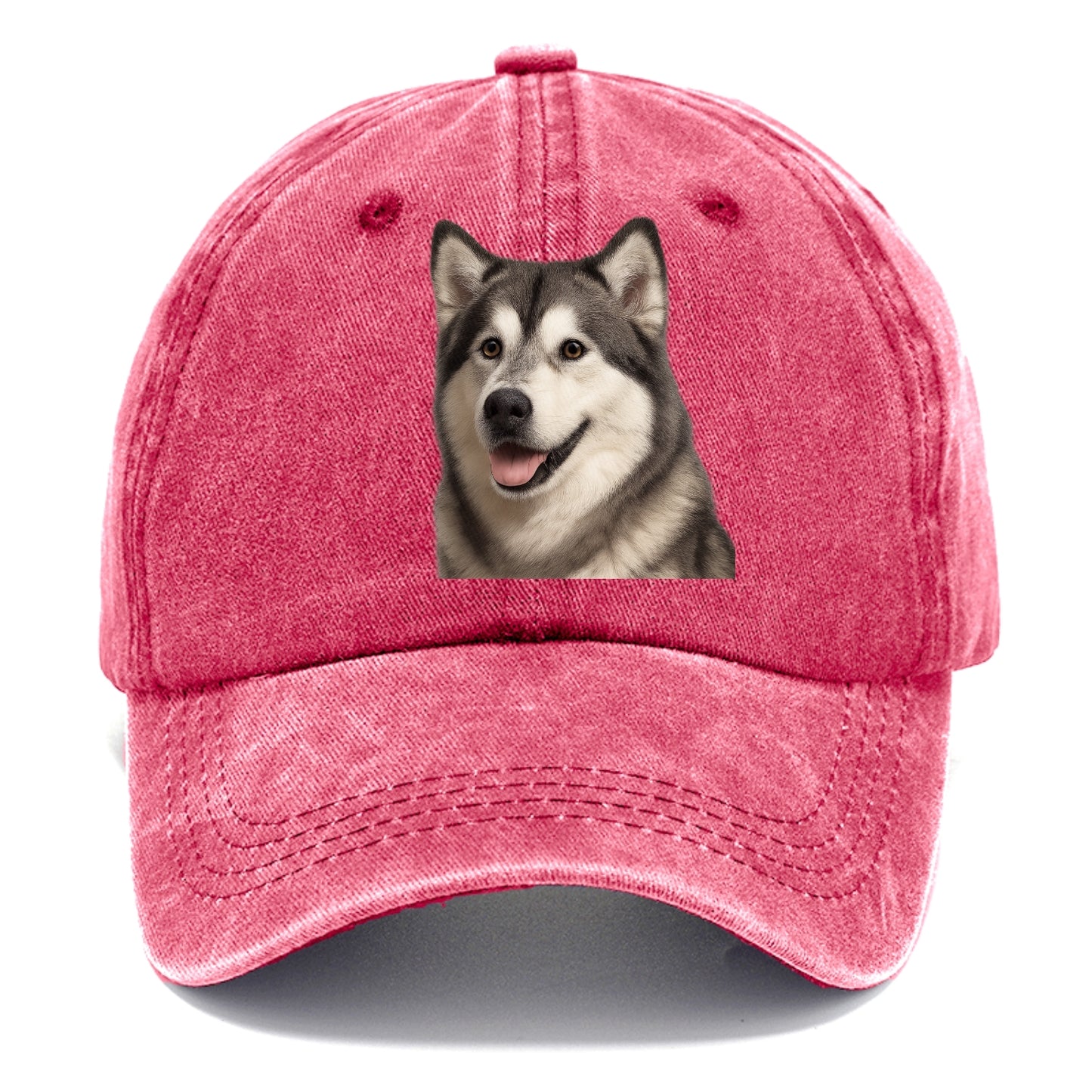 alaskan malamute portrait design Hat