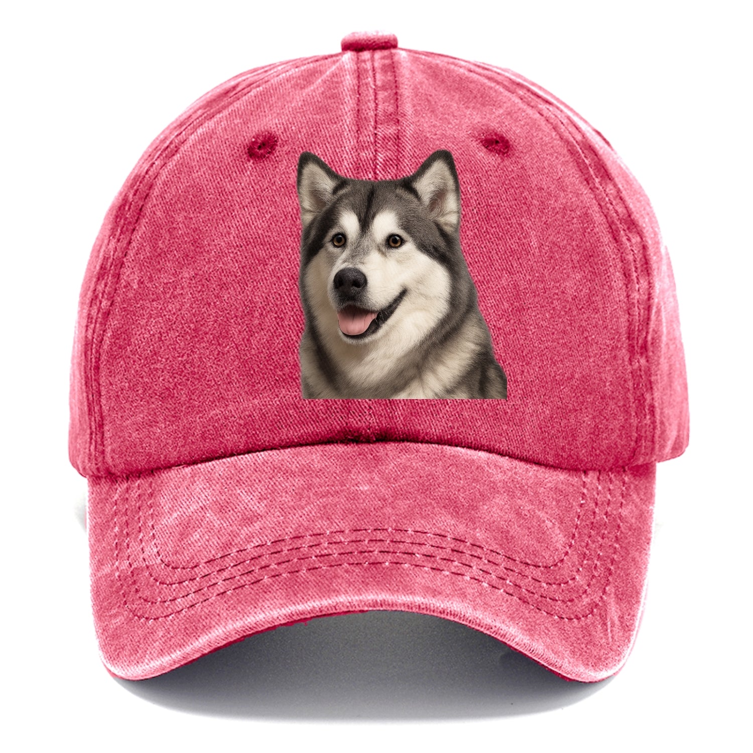 alaskan malamute portrait design Hat