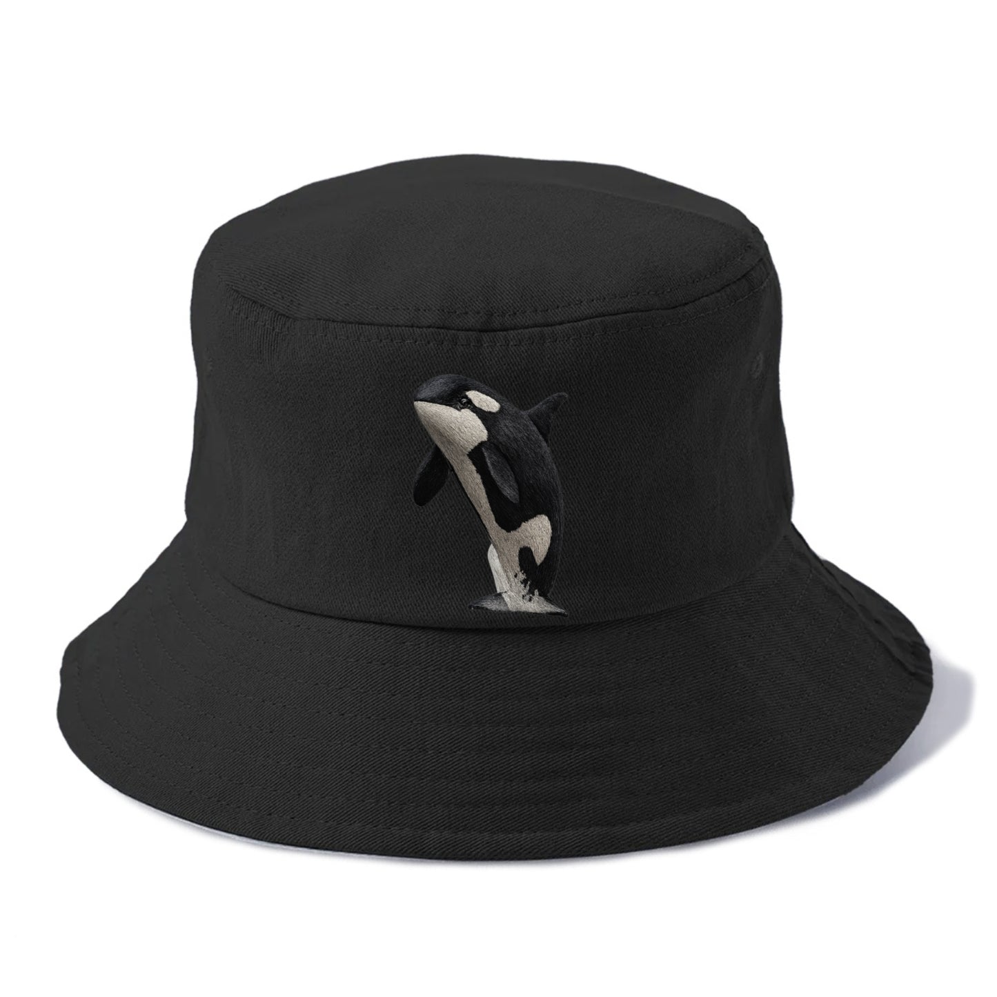 majestic orca leaping from the waves Hat