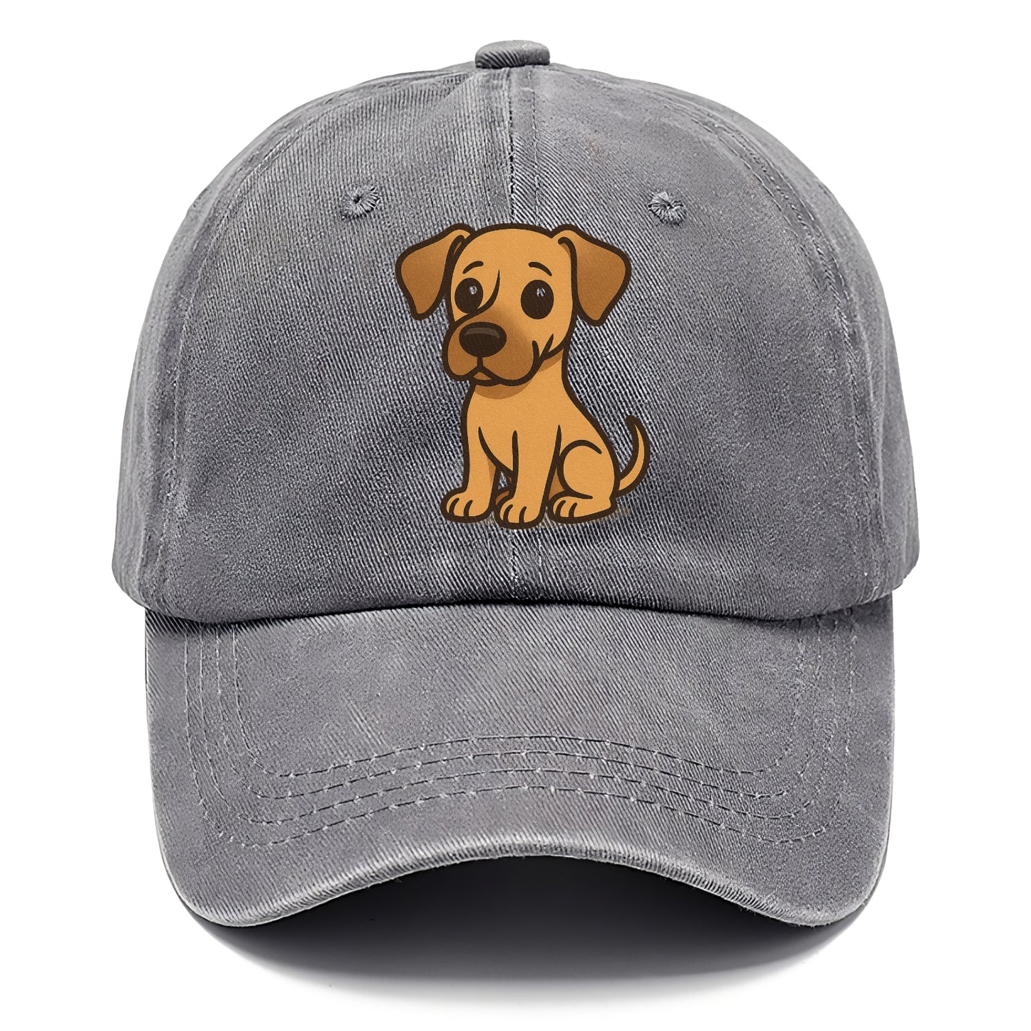 great dane fawn colored sitting pose with gentle expression portrait design Hat