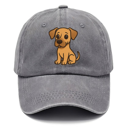 great dane fawn colored sitting pose with gentle expression portrait design Hat
