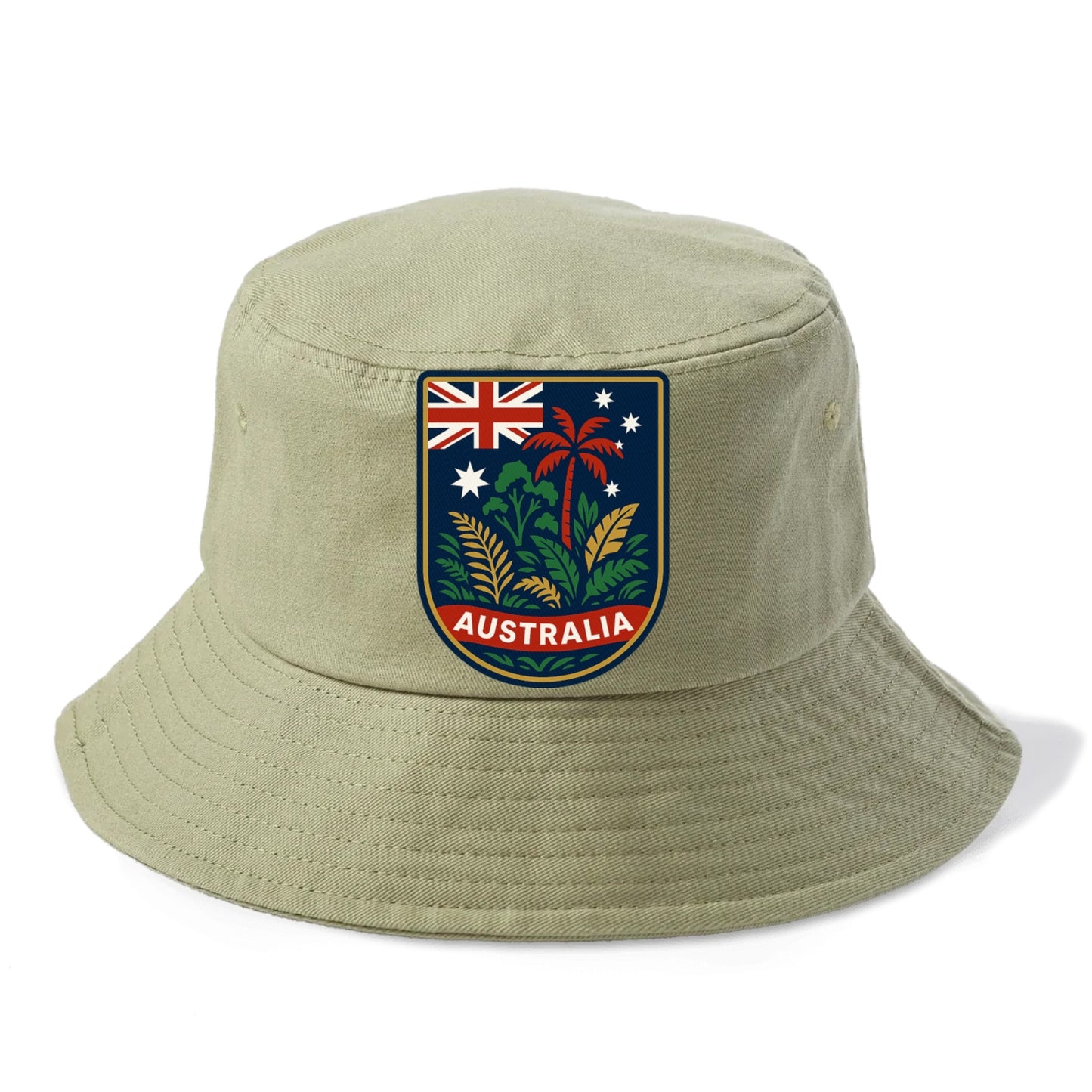 Australian Travel Badge Hat
