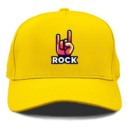hand horn rock 2 Hat