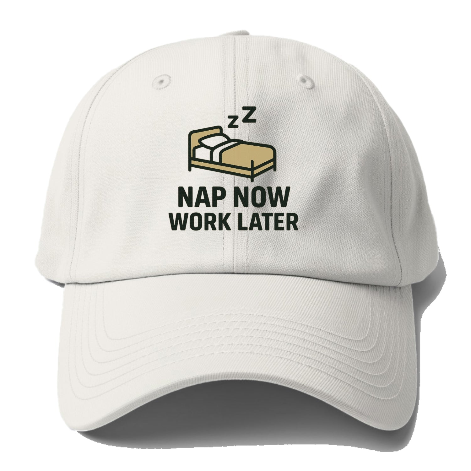 nap now work later Hat