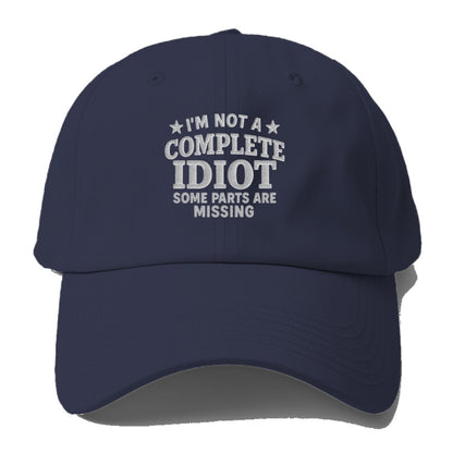 i'm not a complete idiot some parts are missing Hat