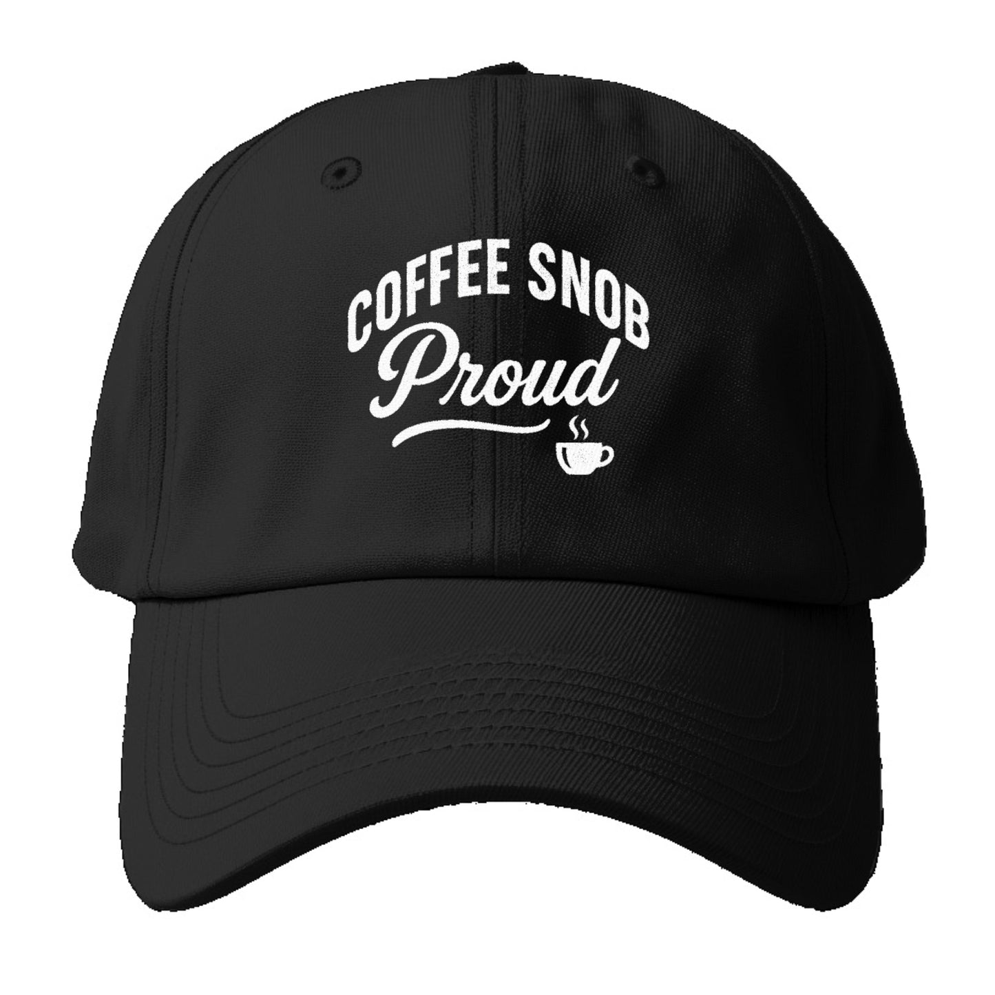 proud coffee snob bold design Hat