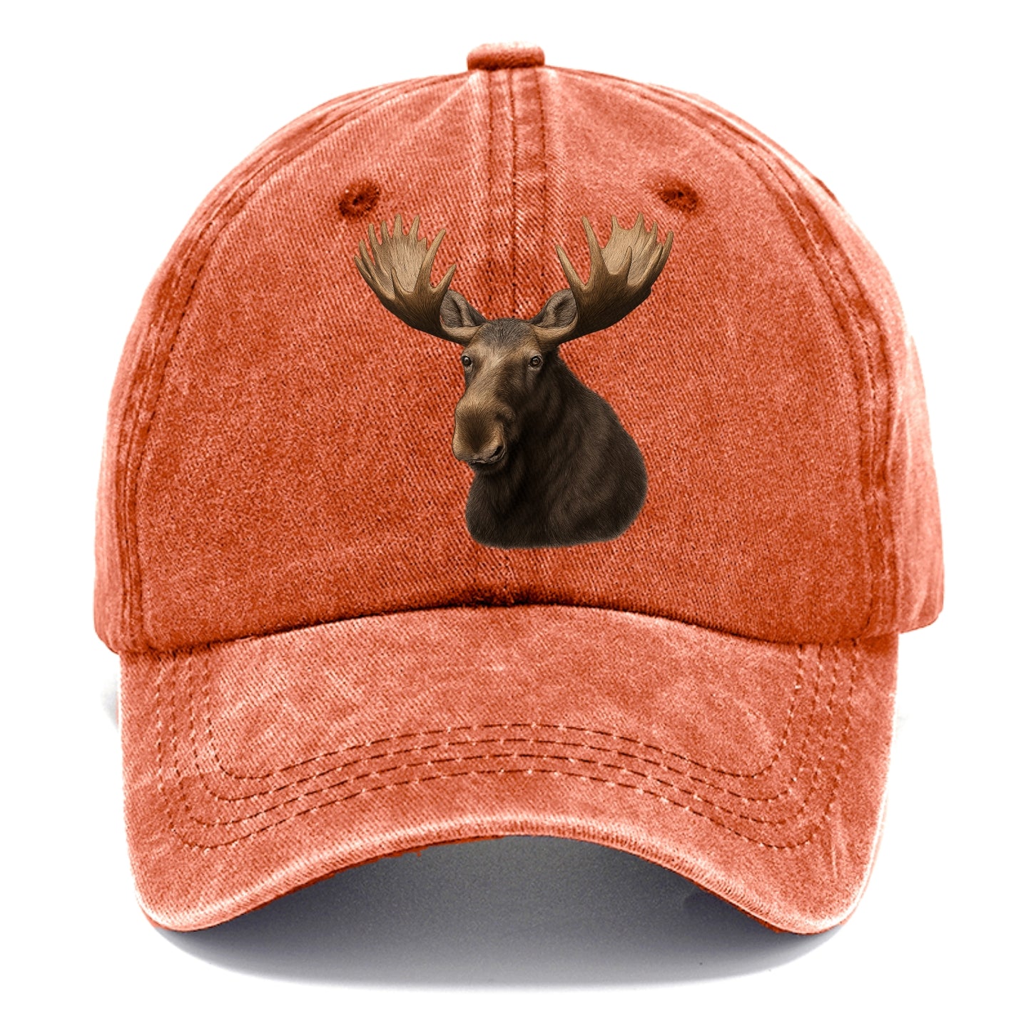 moose portrait design Hat